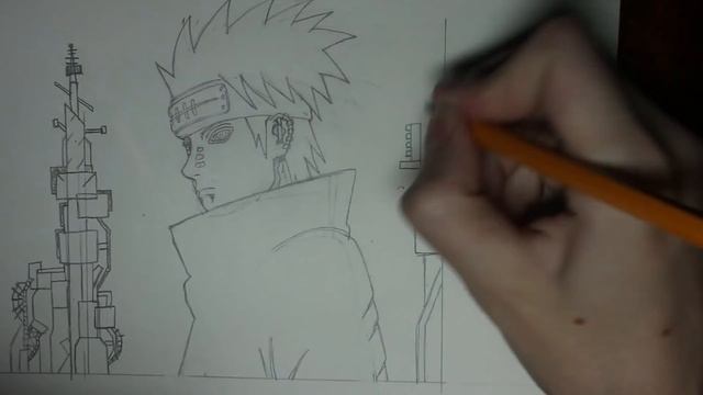 Рисуем Пейна из Наруто (Pain Speed Drawing) смотреть онлайн