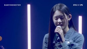 Baby monster/parita/rora/asa/last evaluation vocal performing