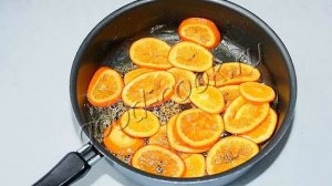 Апельсиновые дольки (цукаты), рецепт приготовления