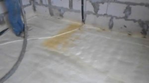 Tissol. Утепление бетонного пола пенополиуретаном.
