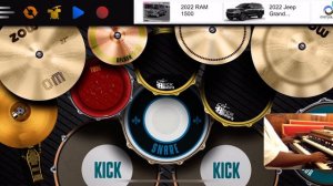 Backing Up A Preacher On Kolb Real Drum App.