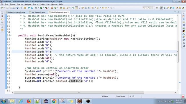 Java Crash course | 16 | Set | Hash set Explained | Tamil