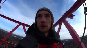 Влог про то как мы монтировали камеру на высоте 85 МЕТРОВ в лесу, засадили машину. Спасибо ТРЕКОЛУ