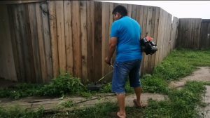 Мотокоса ТехПром БТ52 за 3400 рублей в деле