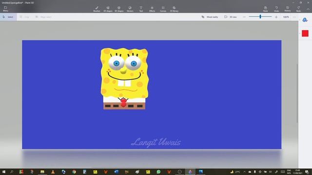 SPONGEBOB IN PAINT 3D - EASY FOR BEGINNERS смотреть онлайн