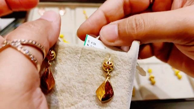 Tanishq earrings designs with price | Tanishq jewellery | gold drop earrings | Neha gold rush смотреть онлайн