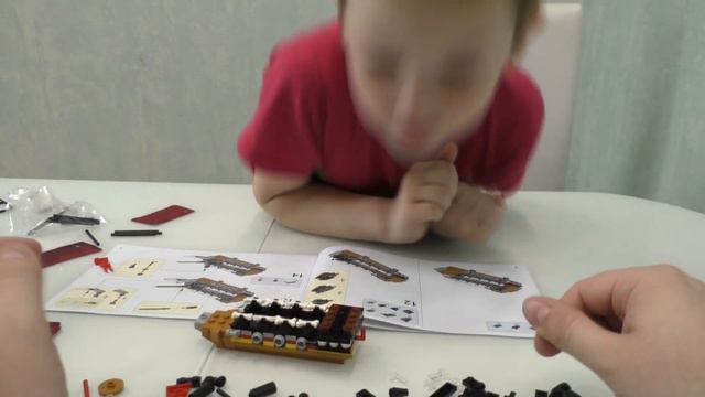 Собираем 03058 Lepin Мини коллекция пиратских кораблей! часть 2. смотреть онлайн