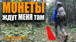 В ЛЕС за МОНЕТАМИ. Я ИХ НАШЕЛ! Коп и поиск монет в лесу. Коп по точкам. Кладомания