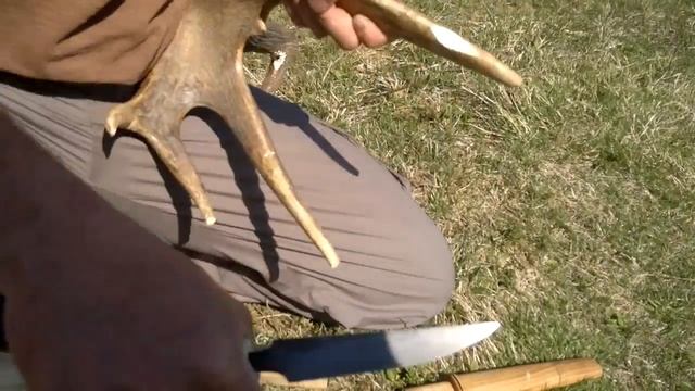 тест клинка из рельсовой хромистой стали, дубль 2, для ганзы. смотреть онлайн