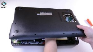 Ноутбук ASUS K756UX. Разборка ноутбука. Замена HDD, увеличение памяти RAM. Disassembly Asus K756UX