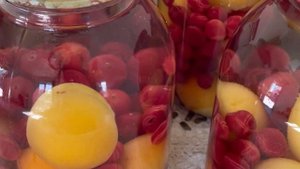 Компот қазақша рецепт.Сары өрік шиеден компот дайындау.Компот из вишни и абрикоса