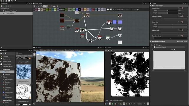 substance designer #2 Создание простого материала смотреть онлайн