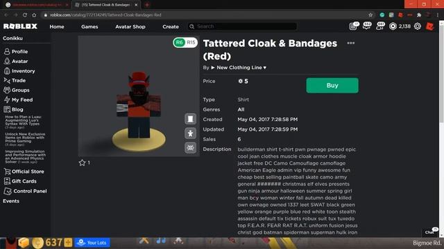 (READ DESC) How to find Original Clothes on Roblox смотреть онлайн