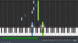 Minecraft - Wet Hands - Piano Tutorial (50% Speed) Synthesia