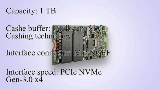 HP 848366-001 - 1TB PCIe NVMe Gen 3.0 x4 MLC 3D NAND M.2 смотреть онлайн