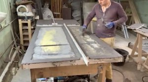 Стол руководителя из бетона