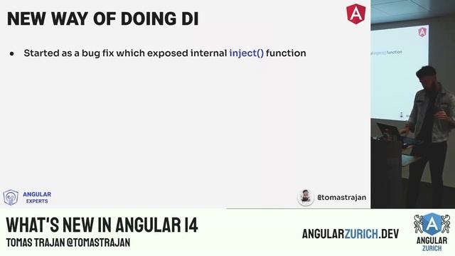 What's new in Angular 14 by Tomas Trajan - Angular Zurich Meetup смотреть онлайн