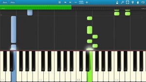 SEREBRO - Скажи, Не Молчи (на пианино Synthesia)