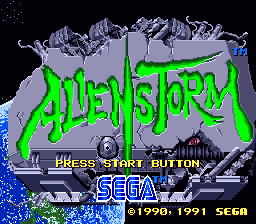 Alien Storm | intro sega mega drive (genesis).