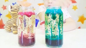 Лава-Лампа простой способ для детей