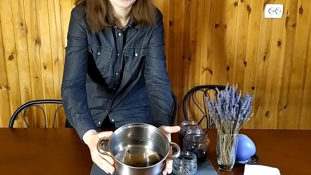 Лавандовий сироп з ягодами лохини. lavender syrup смотреть онлайн