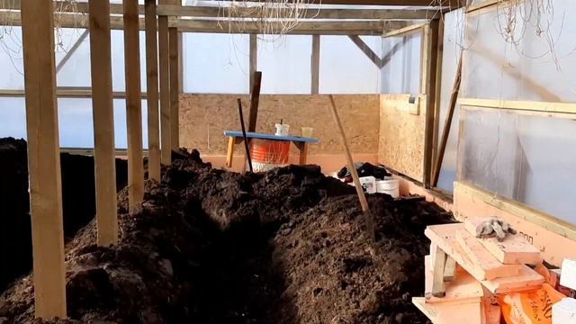 Обогрев грунта готов!!! Можно высаживать огурцы для раннего урожая!!! смотреть онлайн