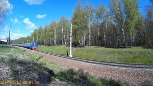 Электропоезд ЭД4М-0273, перегон Мытищи - Подлипки-Дачные