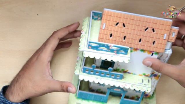 3D Puzzle Garden Villa | 3D Puzzle House | How to make 3D puzzle Garden Villa step by step смотреть онлайн