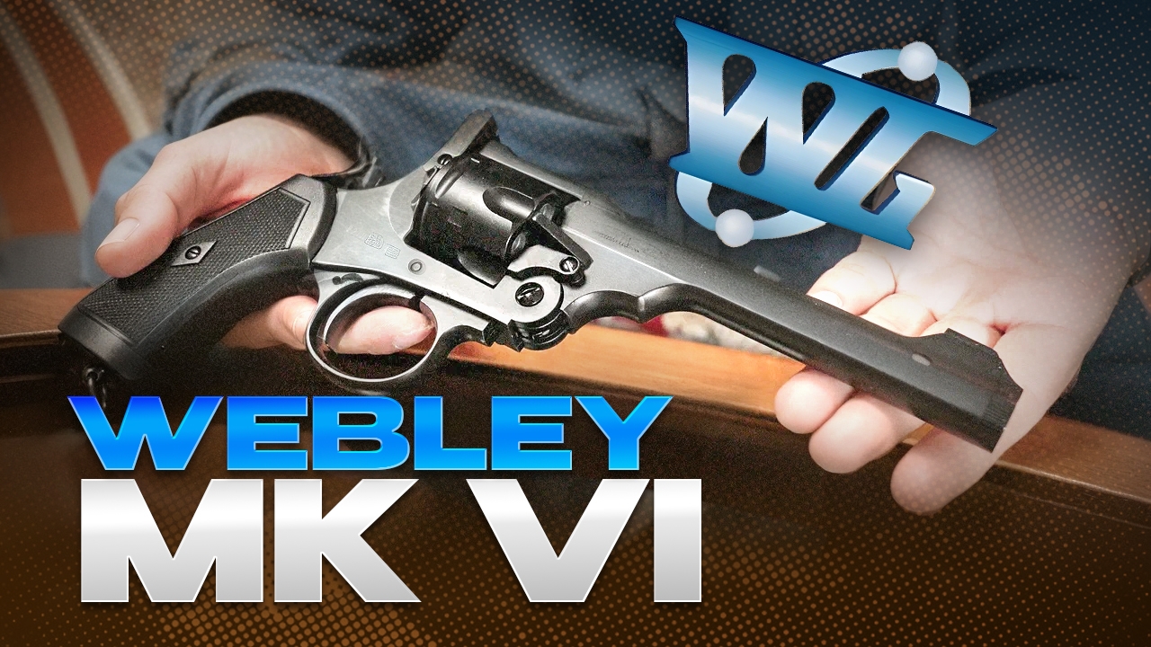 Страйкбольный пистолет (WinGun) 792 Webley MK VI Revolver CO2