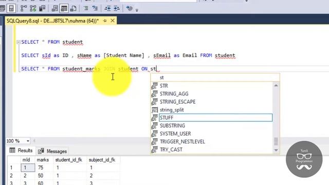 SQL Aliases | SQL JOIN | Tutorial in Tamil | Tamil Programmer