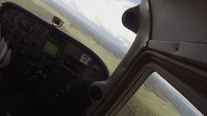 Cessna 172 Посадка на короткую полосу