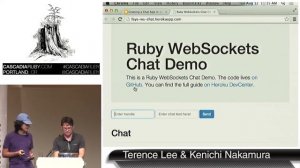 Cascadia Ruby 2014- Creating a Chat App in 15 Minutes with Angelo