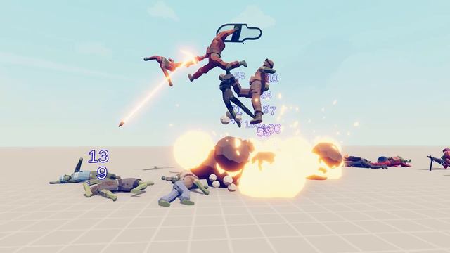 MILITARY TEAM vs ZOMBIE TEAM - Totally Accurate Battle Simulator TABS смотреть онлайн