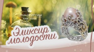 Ювелирная коллекция Эликсир молодости с барочным жемчугом в серебре ювелирного бренда Сила Природы.