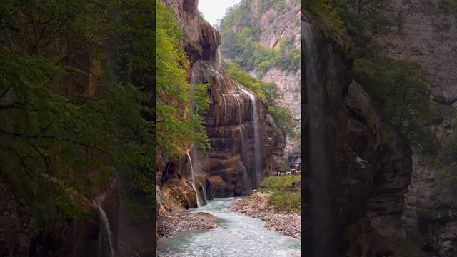 Чегемские водопады. #чегем #горы #чегемскиеводопады #водопад #кавказ #дагестан #дорога #река