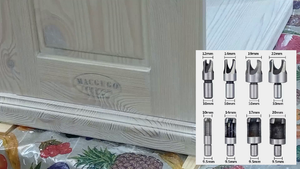 Как скрыть следы саморезов или сквозных отверстий на деталях из древесины?