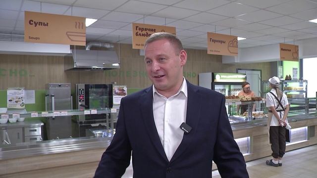 На ОЭМК отремонтировали столовую в сортопрокатном цехе №1