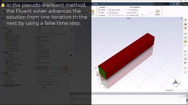 How to Specify Solution Methods in Ansys Fluent — Lesson 1
