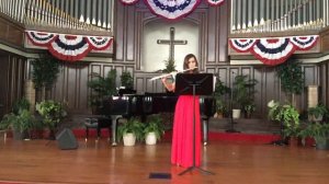 Telemann Fantasie No.8 in E minor for Solo Flute--Alexandra Langley