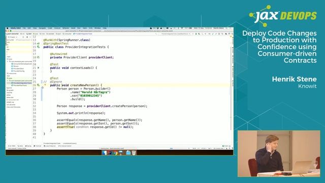Deploy Code Changes to Production with Confidence using Consumer-driven Contracts смотреть онлайн