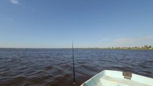 Ловля судака на джиг в устье Волхова. Рыбалка 22.06.16