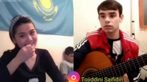 Реакция девушки на Таджикского гитариста - В Чат Рулетке / Таджик в Чат Рулетке #13