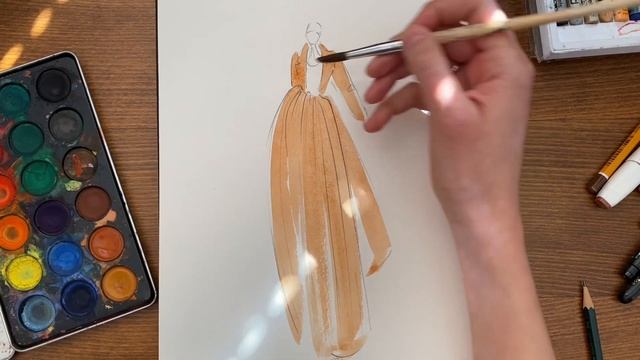 MAX MARA Fashion Illustration under 5 min?! REAL TIME Sketching | Studio Iva