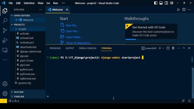 Creating  new Project in Django | Step by Step Guide to Create Project | django full tutorial | #03