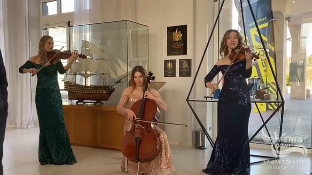Заказать струнное трио на встречу гостей на праздник в Москве - музыканты на свадьбу и юбилей