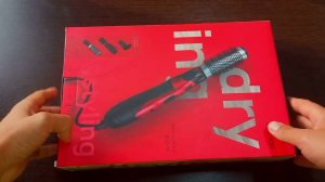 распаковка фена-щетки DEXP HB-801NR