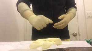 Double latex gloves long surgical gloves gloving