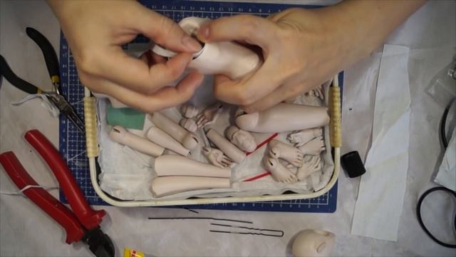 Шарнирная кукла своими руками с нуля часть 15. Проклейка шарниров