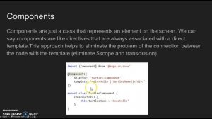 [AngularJS 2] What are Components and Directives?