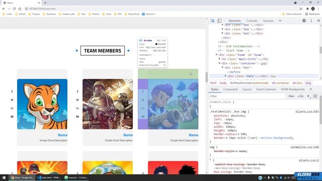 [Arabic] HTML & CSS Template Three 2021 - #33 - RTL And The End